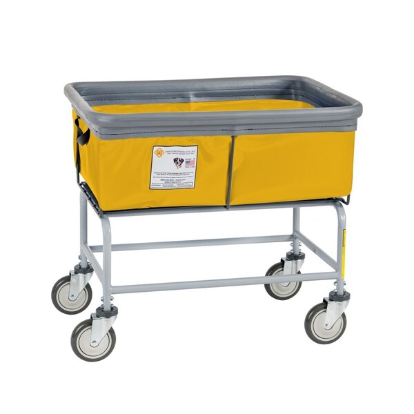 Elevated Basket Truck, Vinyl, Bumper, 3 Bushel, Yellow